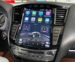 Магнитола для Infiniti QX60 2016-2021 (кожаный верх) - Kuberg NH-I1201-2 ("Тесла-Стиль") Android 10, Быстрая, SIM-слот