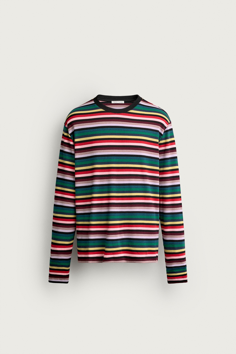 ФУТБОЛКА СВОБОДНОГО КРОЯ В ПОЛОСКУ — ZARA