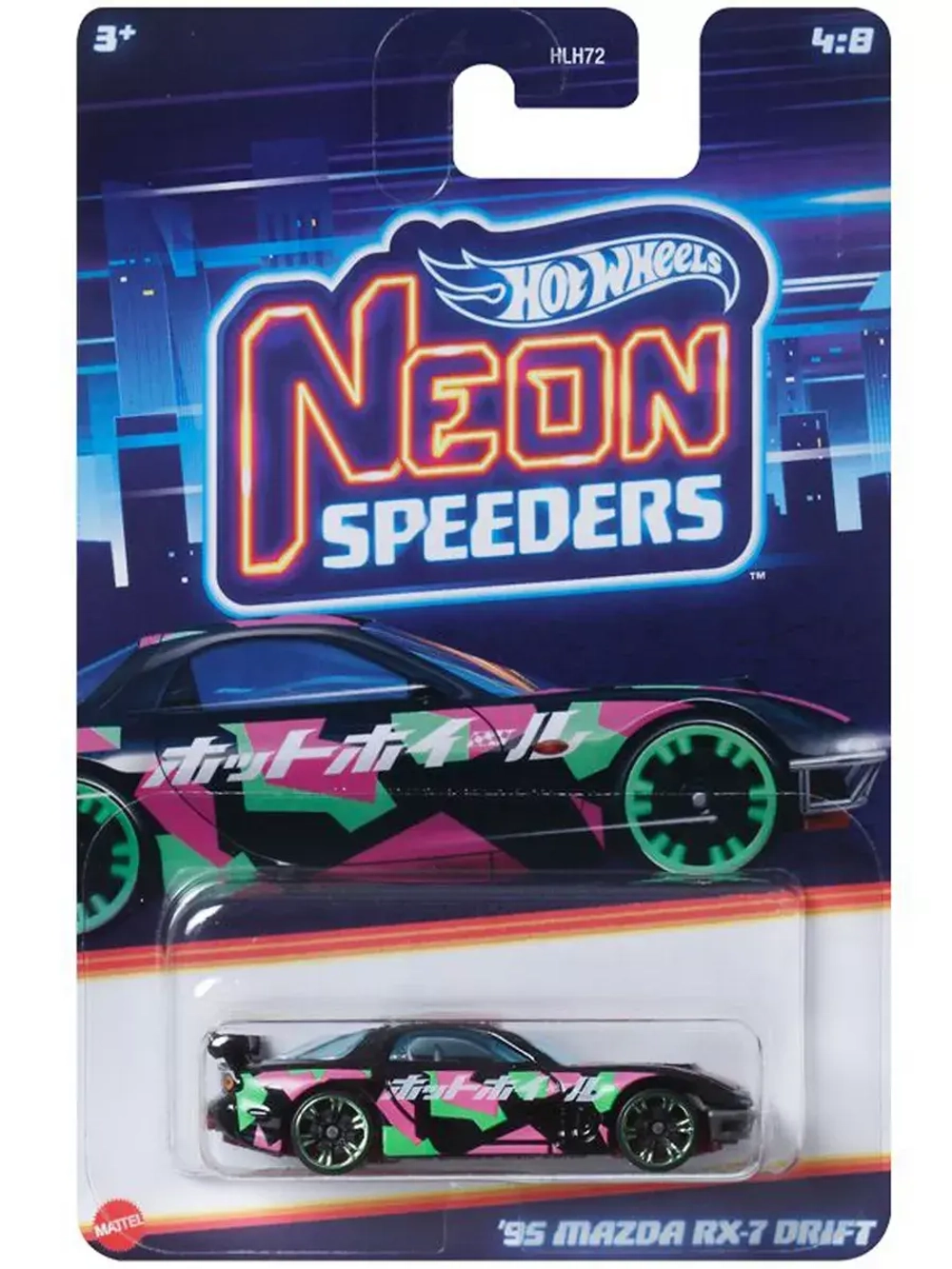 Базовая машинка Хот Вилс Neon Speeders HLH72 HRW70