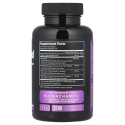Nutra Champs Resveratrol 600 mg 60 veg caps , Ресвератрол