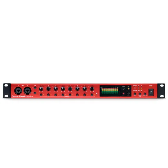 Focusrite Clarett+ OctoPre Black Red