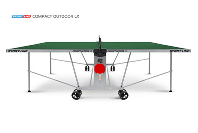 Стол теннисный Compact-2 LX Всепогодный Зеленый (6мм)
