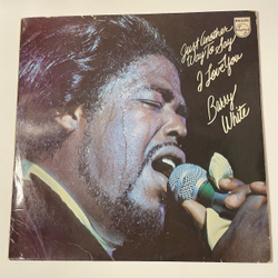 Винтажная виниловая пластинка LP Barry White Just Another Way To Say I Love You (Нидерланды 1975)