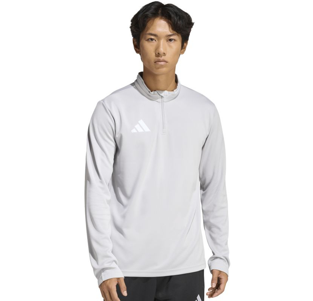 Мужская теннисная кофта Adidas Entrada 26 Training - grey/white