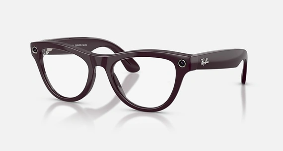 Умные очки Ray-Ban Meta Skyler Gen 2 (RW4014) Shiny Mystic Violet/Clear/Amethyst Transitions S52 T150