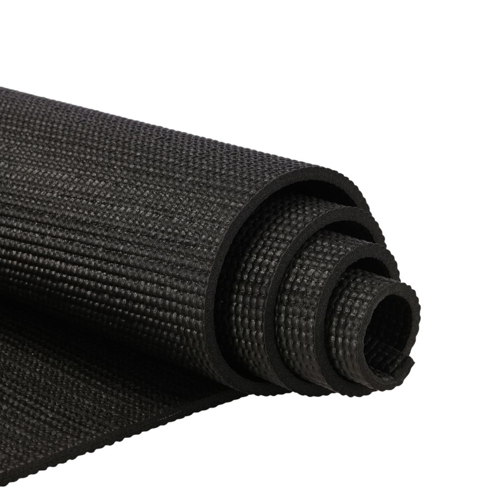 Коврик для фитнеса и йоги YM03-PVCYO-Black 173 х 61 х 0,6 см