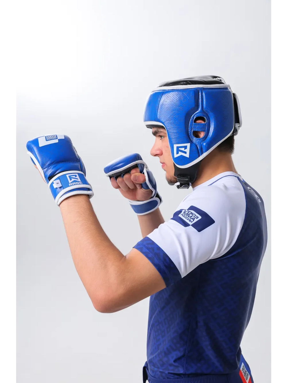Рашгард Rage MMA Union синий