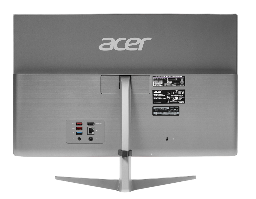 22" Моноблок Acer C22-1650 D20W4 (1920x1080, Intel Core i3-1115G4, RAM 8ГБ, SSD 256GB, Intel UHD Graphics, OS Windows)