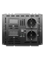 Инвертор 12V-220V 6000W ERO Иероглиф чистый синус серебристый Power Inverter