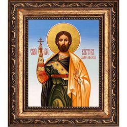 Виктор Марсельский мученик. Икона на холсте.