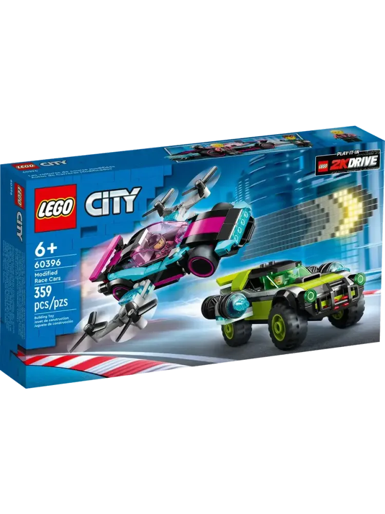 Конструктор City 60396 Модифицированные гоночные автомобили