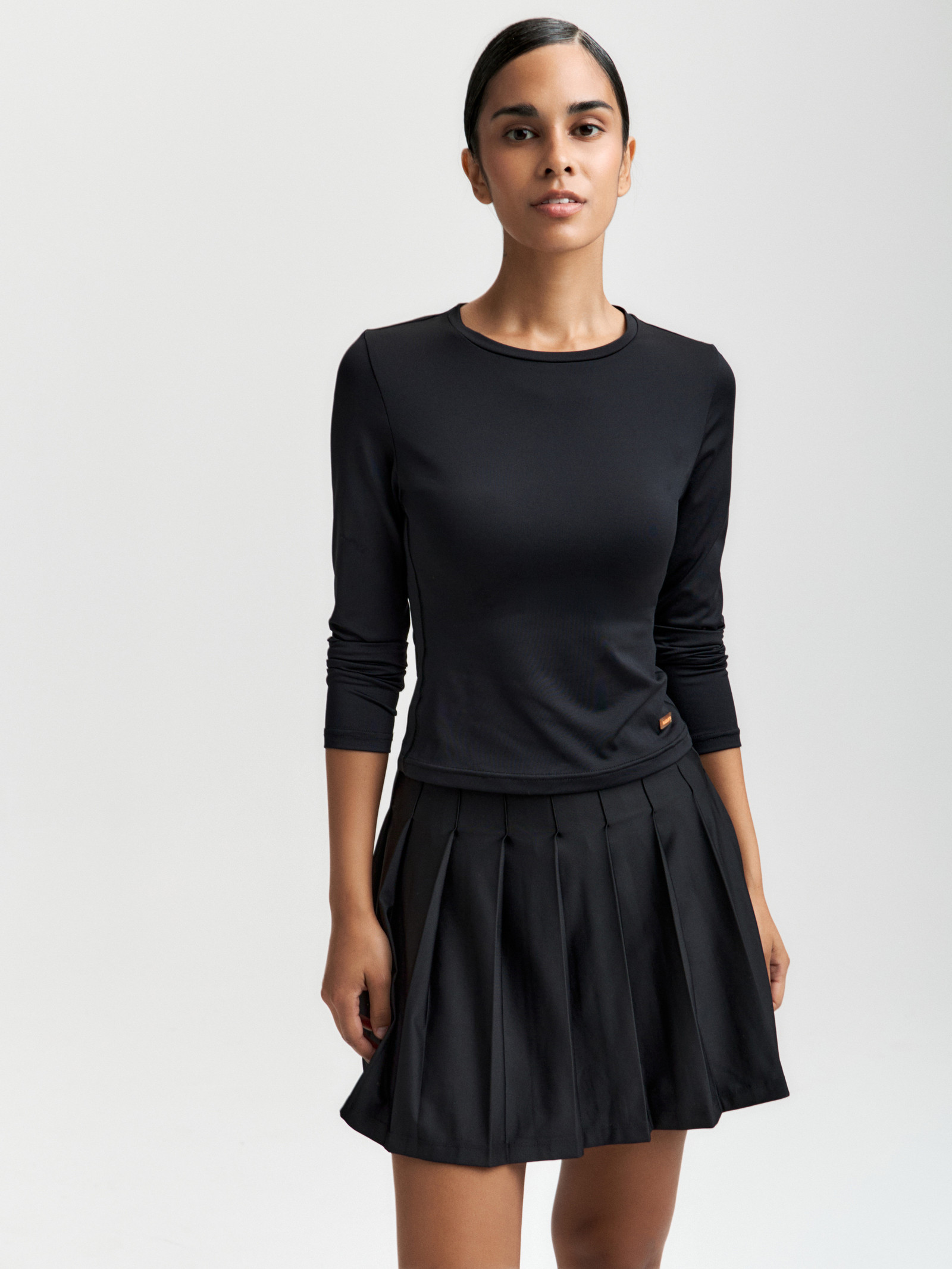 Юбка плиссе High-grade,Total Black