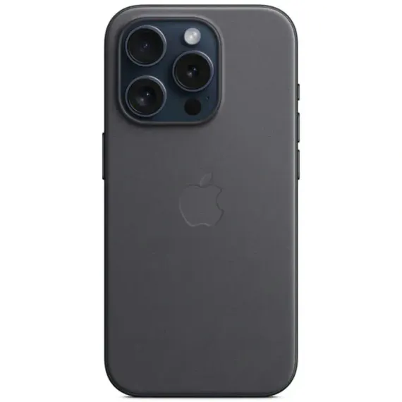 Чехол Apple FineWoven with MagSafe для iPhone 15 Pro Black