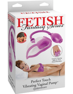 Вакуумная помпа для вагины Perfect Touch Vibrating Pump (Цвет: фиолетовый)