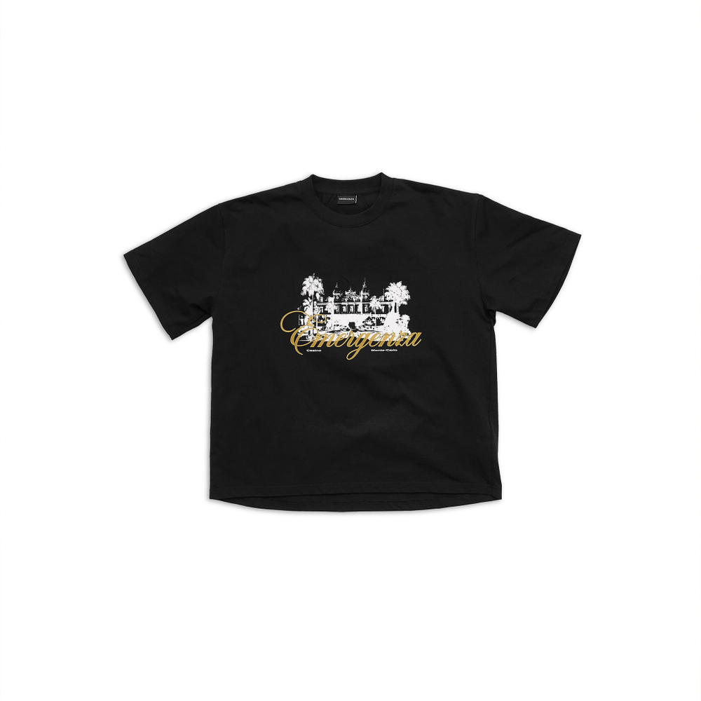 CASINO CROPPED T-SHIRT OVERSIZED