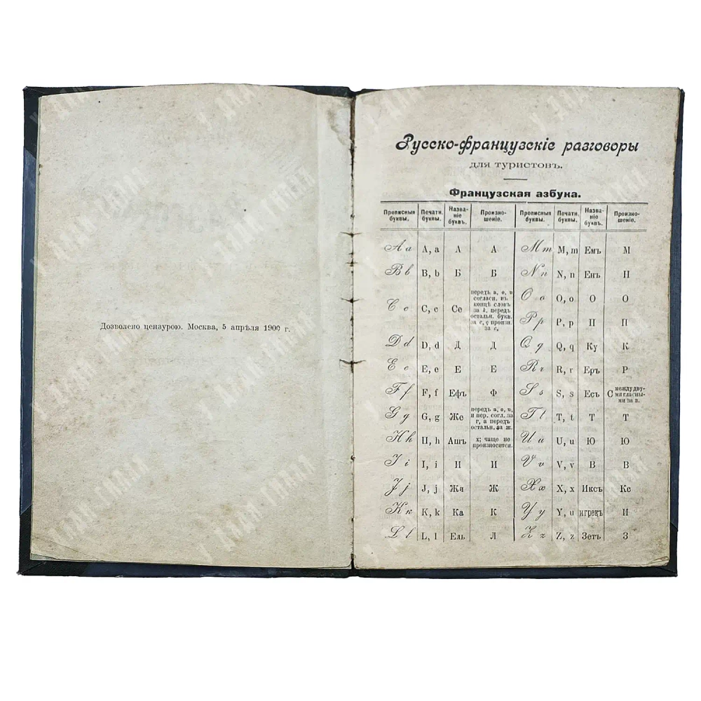 Русско-французские разговоры для туристов / сост. А.П. Ненашев. 1900