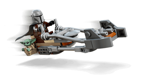 Конструктор LEGO Star Wars 75436 The Mandalorian & Grogu's Speeder Bike