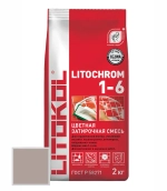 Затирка цементная Litokol Litochrom 1-6 C.30 жемчужно-серая