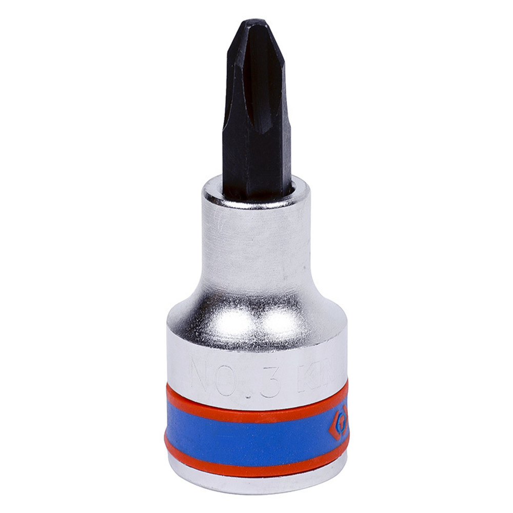 KING TONY (402103) Насадка (бита) торцевая 1/2", L = 60 мм, Phillips, PH3