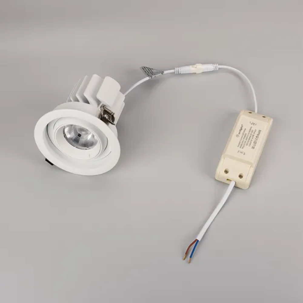Светильник MS-VORTEX-BUILT-R110-20W Day4000 (WH-WH, 40 deg, 230V) (Arlight, IP20 Металл, 5 лет) 057754
