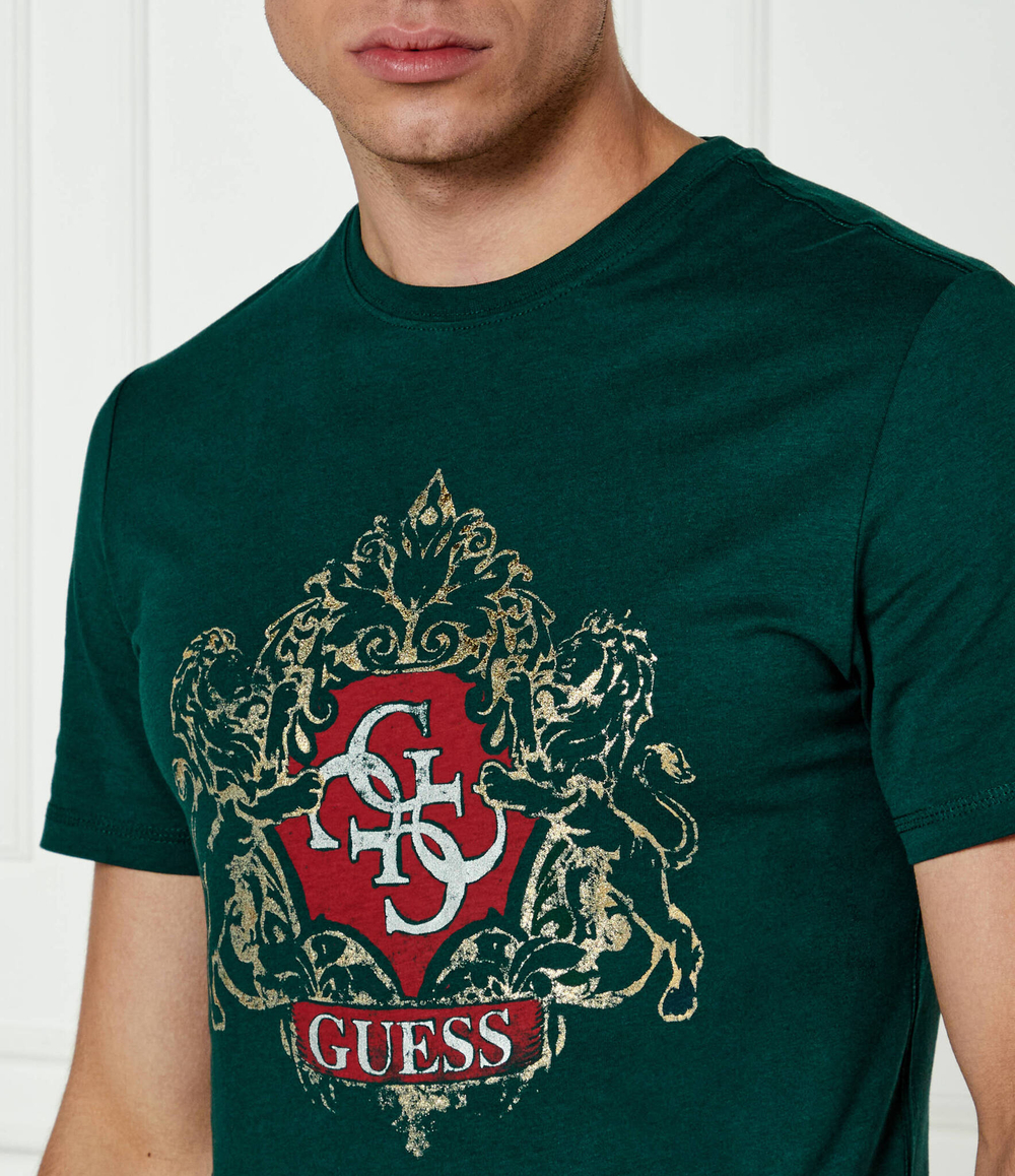 Футболка GUESS - темно-зеленый(M4BI49 KCHA1)