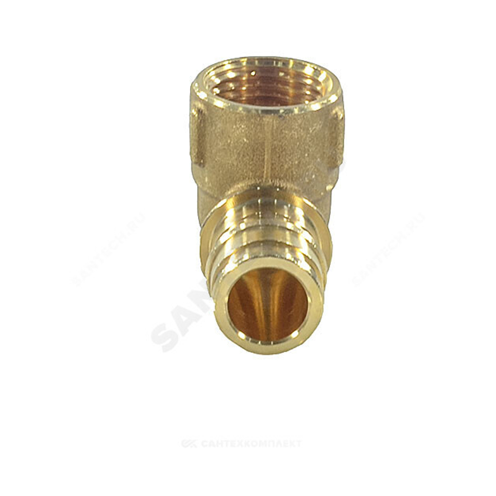 Угольник для PE-X труб радиальный латунь Дн 16х3/4" ВР GX129 Giacomini GX129Y044