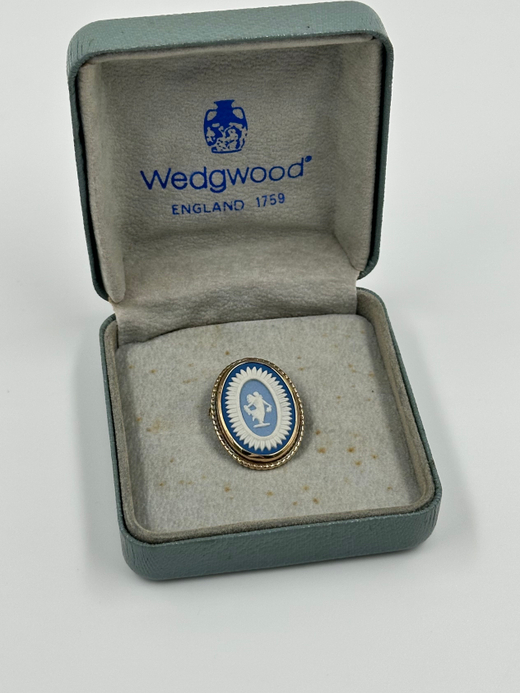 Брошь-кулон Wedgwood трёхцветная