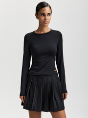 Юбка плиссе High-grade,Total Black