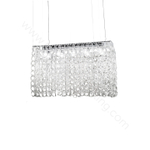 Pendant design lamp Giogali SP RE1 by Vistosi (Clear)