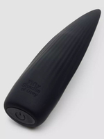 Черная вибропуля Sensation Rechargeable Flickering Tongue Vibrator (Цвет: черный)