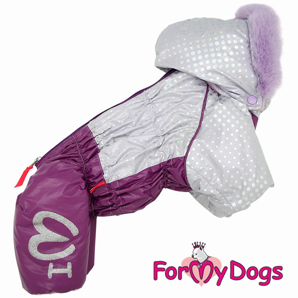 Formydogs Комбинезон фиолет металлик для девочек (18)