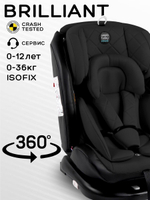 Автокресло детское AMAROBABY Brilliant ISOFIX класс D, группа 0+/1/2/3