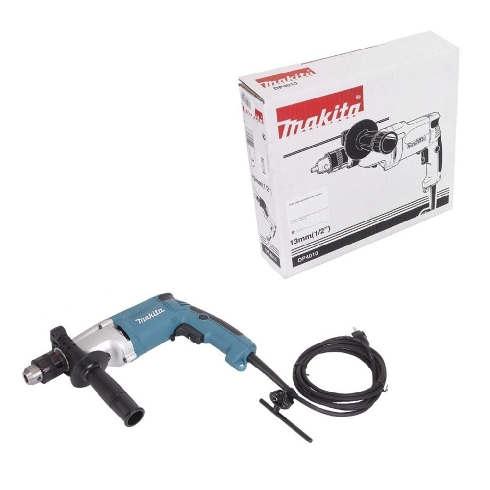 СУПЕР ЦЕНЫ! Дрель сетевая Makita DP 4010 0,72 кВт 220 В, Двухрежимная, D сверления дерево 40 мм, металл 13 мм DP4010