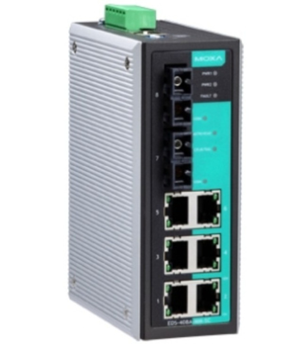 Коммутатор управляемый MOXA EDS-408A-SS-SC-T