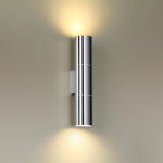 4281/2WA HIGHTECH ODL22 445 хром/металл Настенный светильник IP44 LED E27 max 2*7W BAZEL