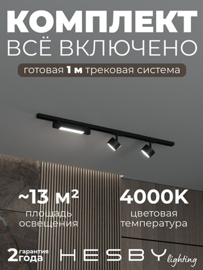 Комплект трековый Hesby Lighting Skylite No14 HSBL_kompl_S014_NI1B4K