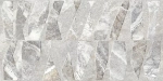 Настенная плитка Alma Ceramica TWU2550PRS27 Persey 24.9x50 серая матовая / рельефная под камень / мозаику
