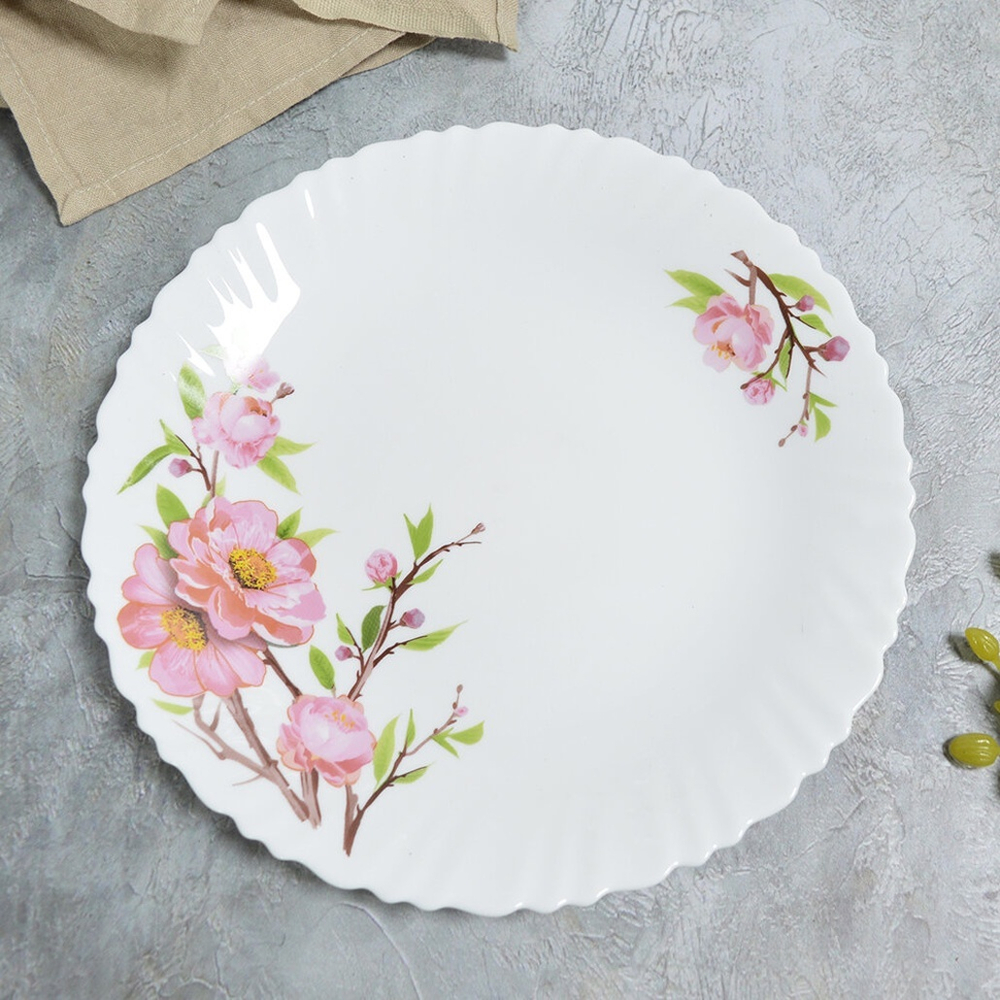 Тарелка обеденная 24см Ветка Сакуры 074437
