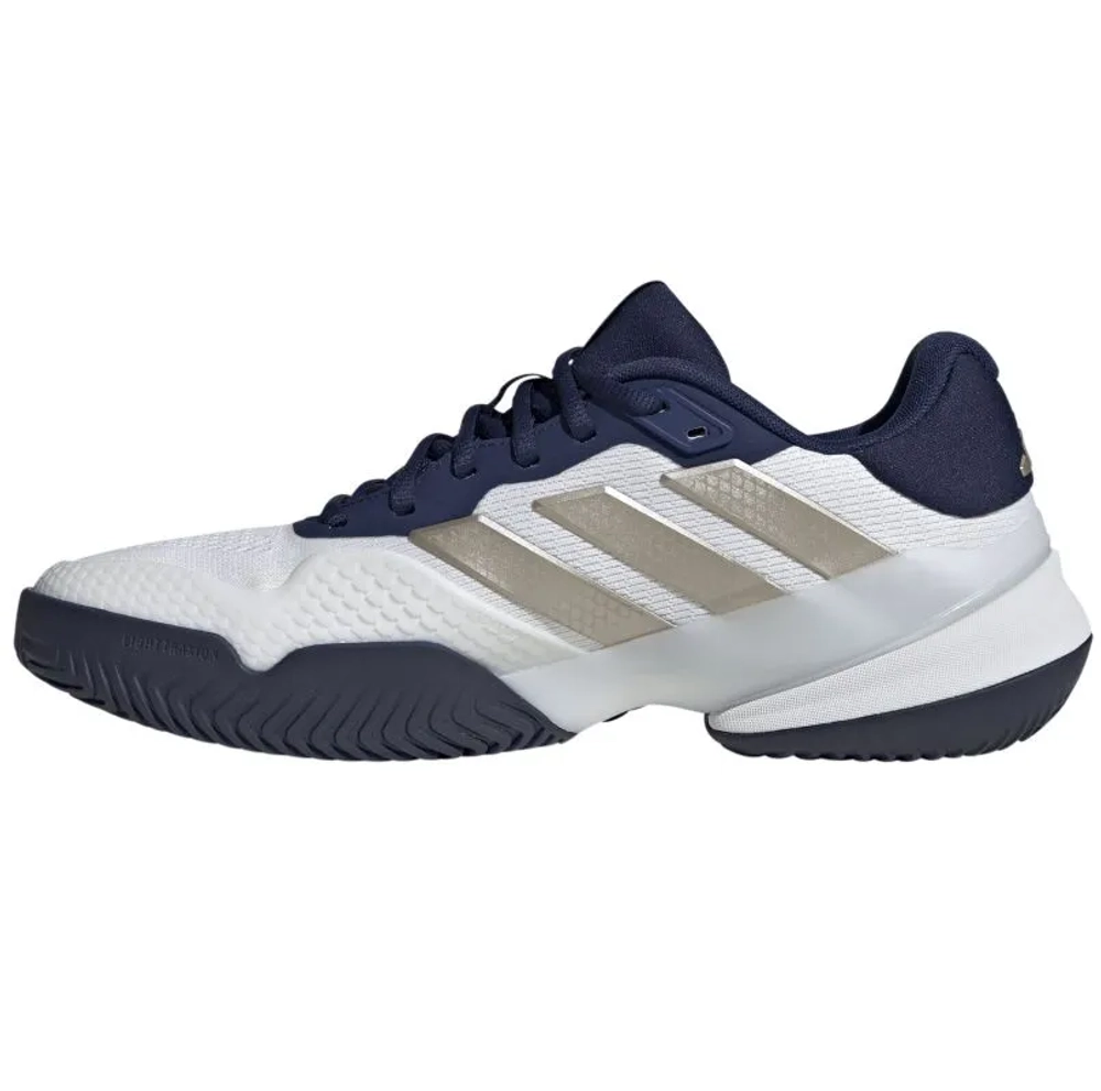Теннисные кроссовки Adidas Barricade 14 M - cloud white/cyber metallic/dark blue