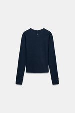 ФУТБОЛКА В РУБЧИК НА КНОПКАХ — ZARA