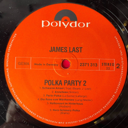 Винтажная виниловая пластинка LP James Last Джеймс Ласт Polka Party II Полька Пати (Germany 1972)