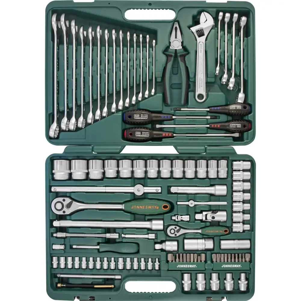 Набор инструмента универсальный 1/4", 1/2"DR 101 предмет JONNESWAY S04H624101SA