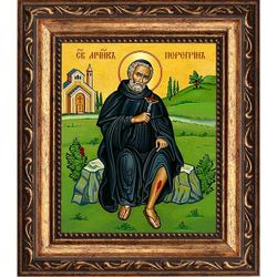 Перегрин Диррахийский мученик. Икона на холсте.