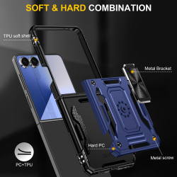 Чехол Safe Case с кольцом и защитой камеры для Samsung Galaxy Z Flip 7