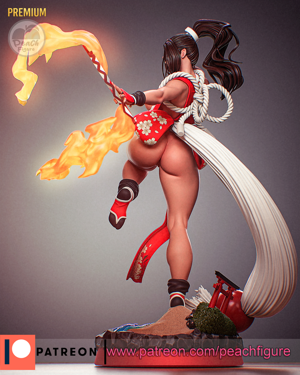 Май Сирануй Король бойцов Фатальная ярость Mai Shiranui King of Fighters Fatal Fury Фигурка