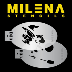 Трафарет Milena D33
