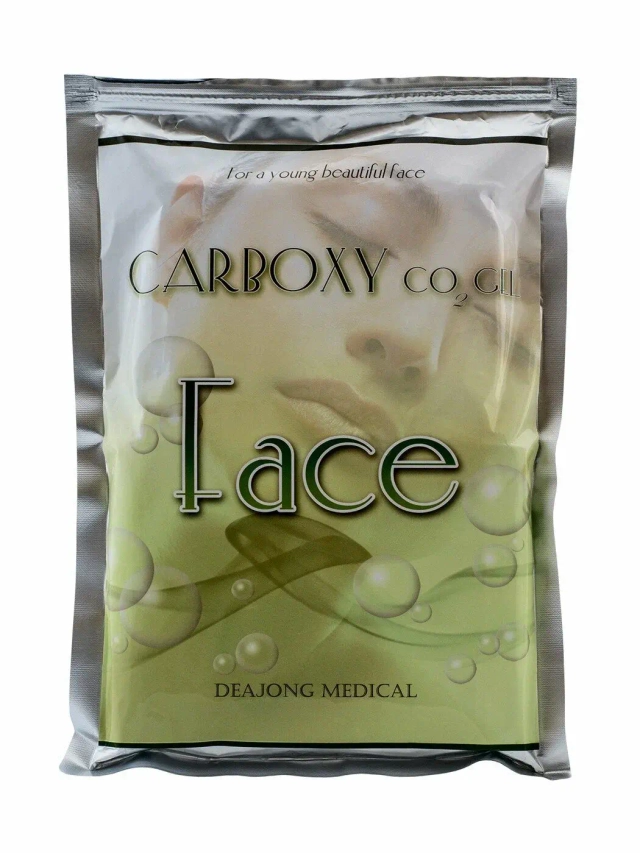 Карбокситерапия, маска для лица и шеи Carboxy CO2 Gel Mask (Ю. Корея)