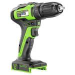 Аккумуляторная ударная дрель шуруповерт Greenworks GD24DD60K2, 3704107UA, 24v, АКБ 2 А·ч и ЗУ в кейсе