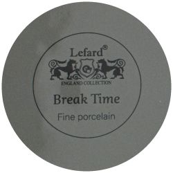 КРУЖКА LEFARD "BREAK TIME" 300 МЛ ТЕМНО-СЕРАЯ (КОР=36ШТ.)