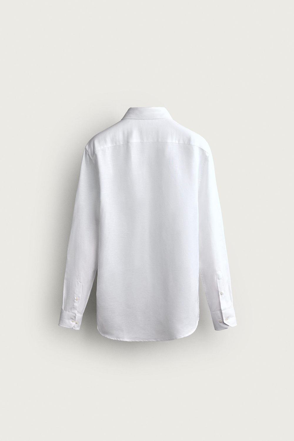 РУБАШКА REGULAR FIT ИЗО ЛЬНА И ЛИОЦЕЛЛА — ZARA